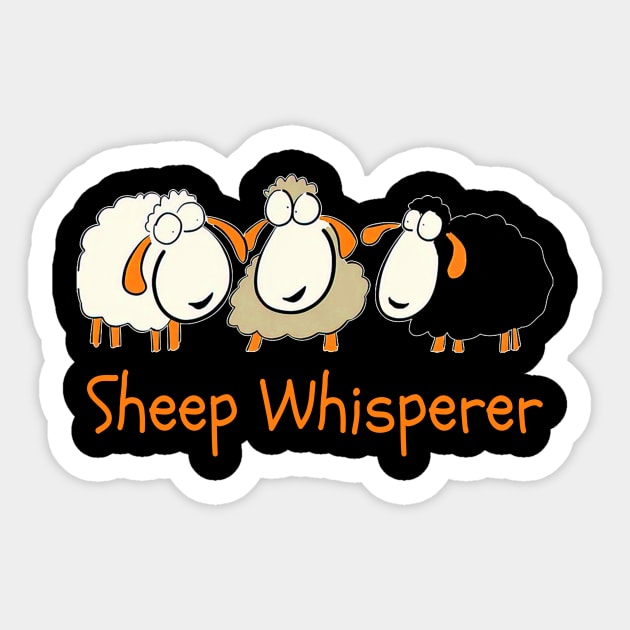 Soft and Snuggly Stylish Tee for Admirers of Sheep Majesty Sticker by Northground